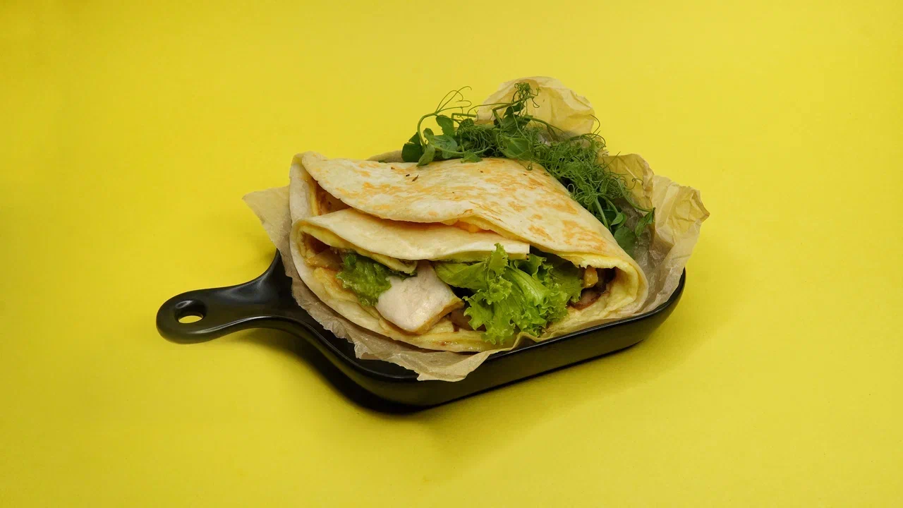 Omelette with Shrimps